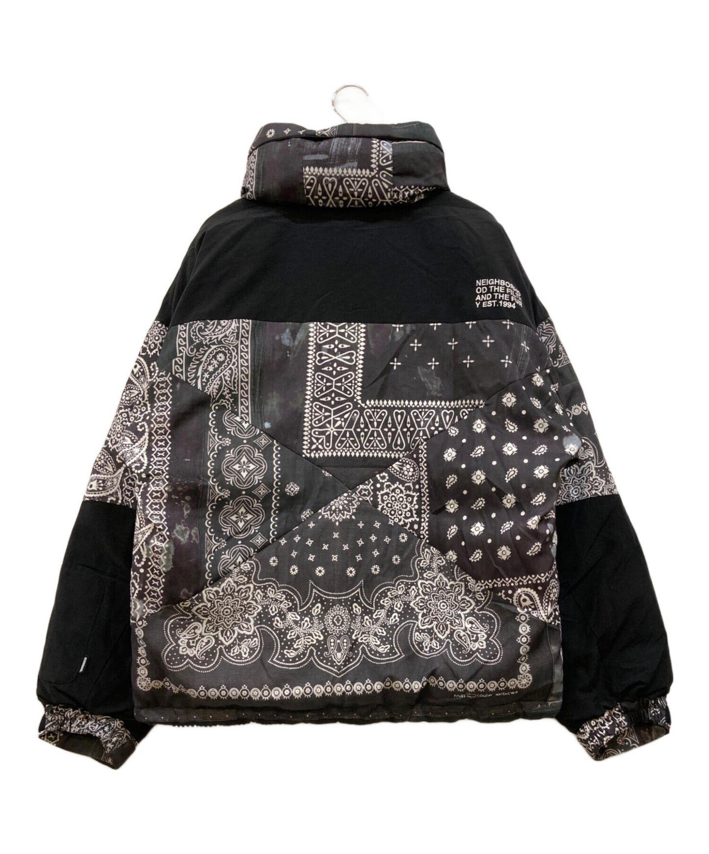 [Pre-owned] NEIGHBORHOOD BANDANA-CHOPPED NOWN E-JKT Down jacket 212TSNH-JKM11