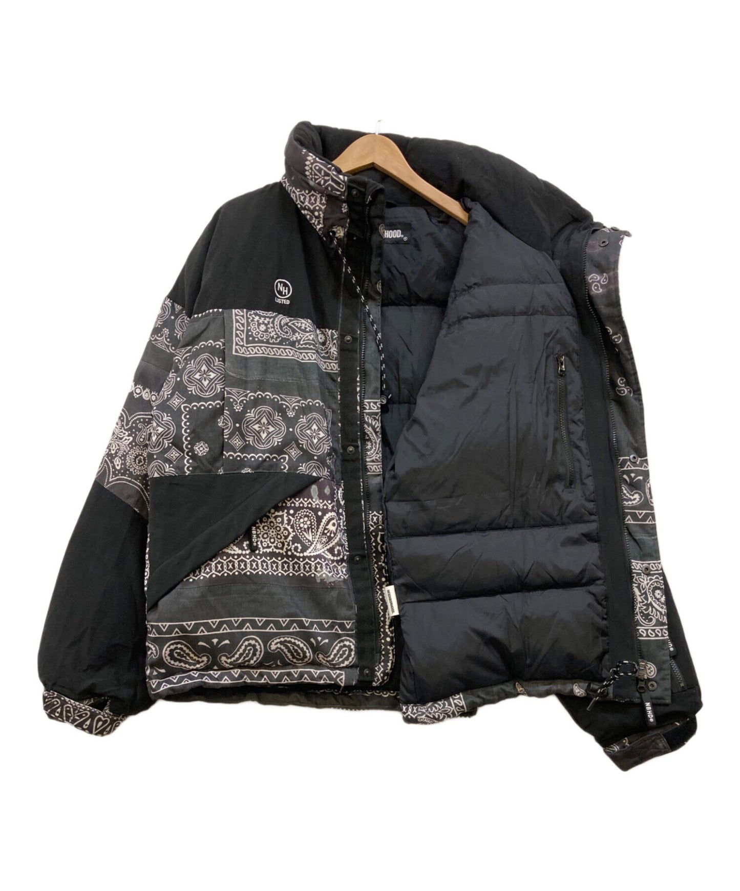 [Pre-owned] NEIGHBORHOOD BANDANA-CHOPPED NOWN E-JKT Down jacket 212TSNH-JKM11