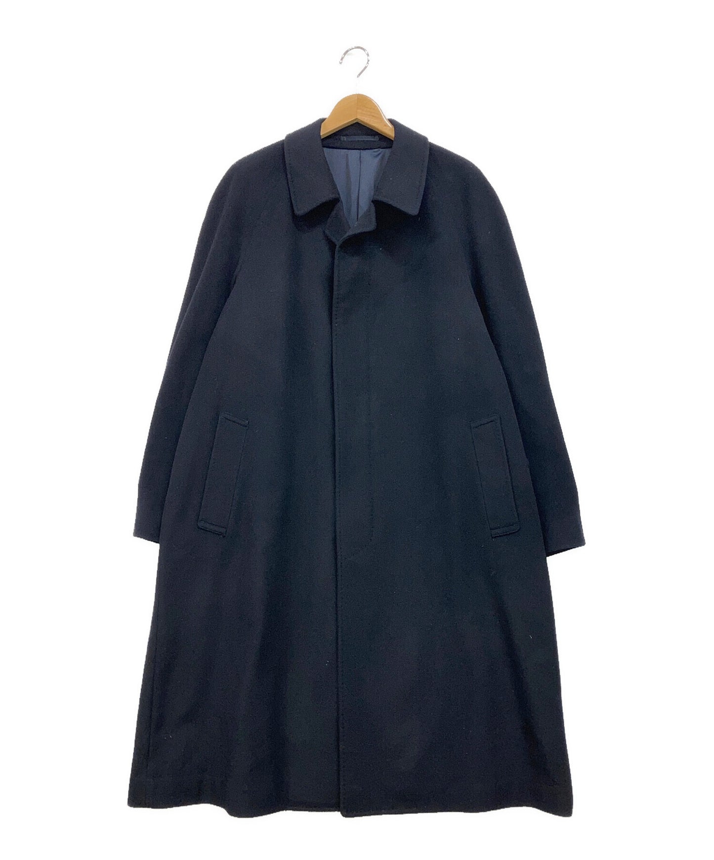 [Pre-owned] BALENCIAGA cashmere stainless-steel collar coat C-TK300