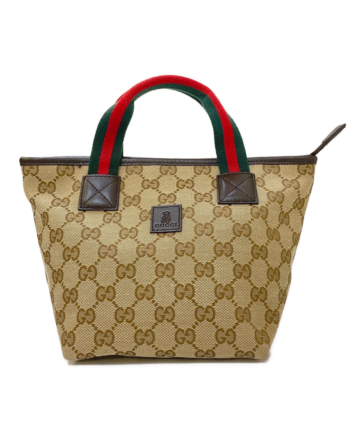 [Pre-owned] GUCCI GG Canvas Sherry Line Handbag 284728