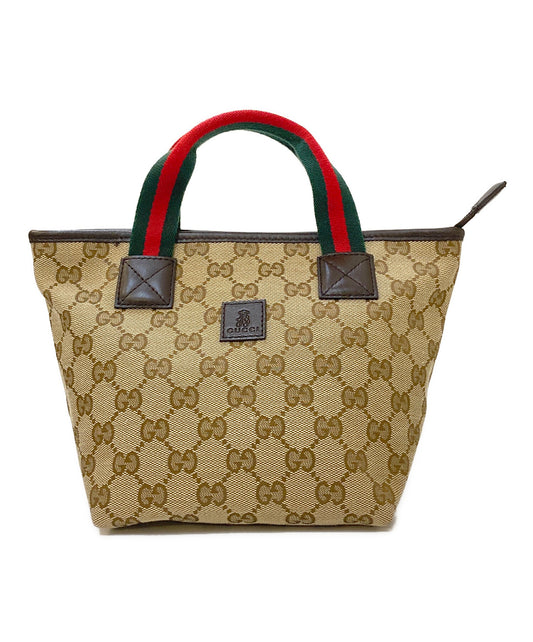 [Pre-owned] GUCCI GG Canvas Sherry Line Handbag 284728