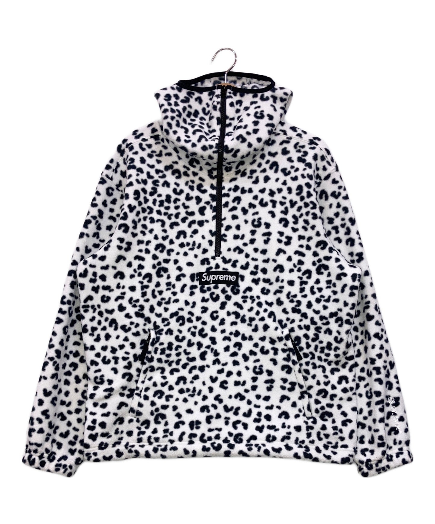 [Pre-owned] SUPREME Facemask Half Zip Hooded Sweat Zip Hoodie