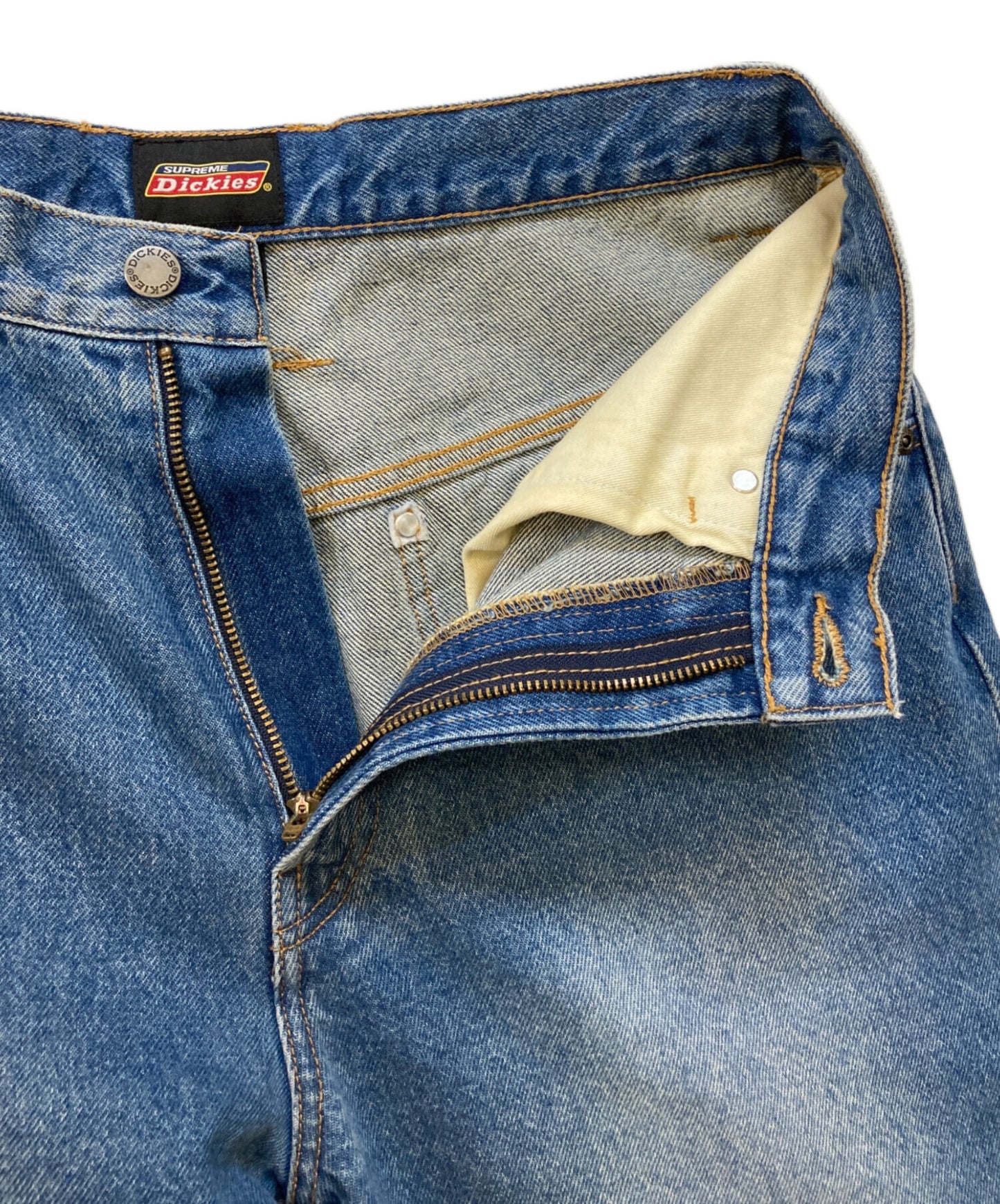 [Pre-owned] SUPREME Double Knee Baggy Jean Denim Pants