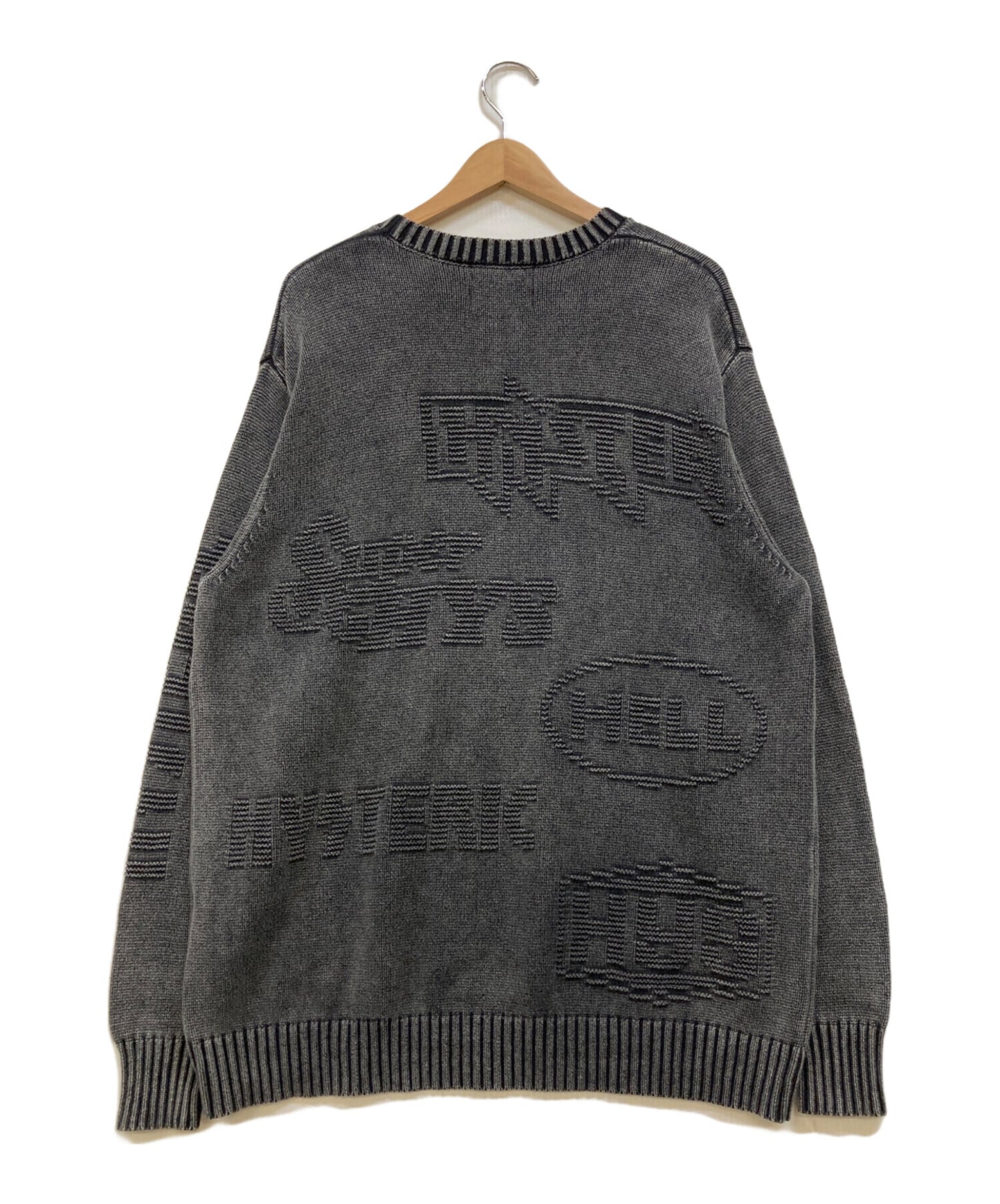 [Pre-owned] Hysteric Glamour ORIGINAL BLUES HYSTERIC LOGO Knit 02243NS02