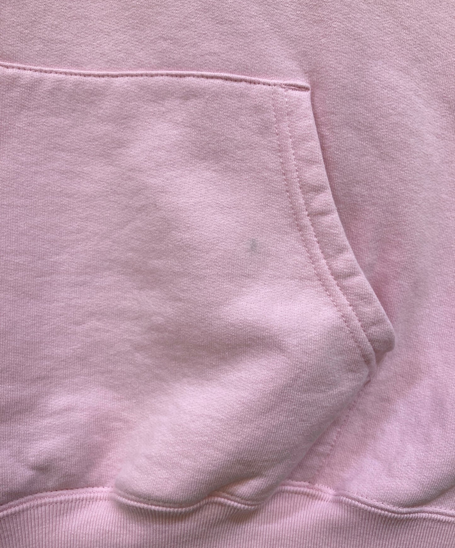 [Pre-owned] SUPREME Satin Applique Hooded Sweatshirt "Light Pink" Hoodie Parka