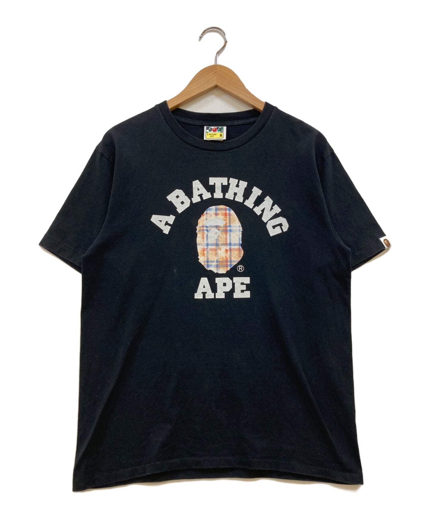 [Pre-owned] A BATHING APE Ape Check T-shirt 001TEK301037M