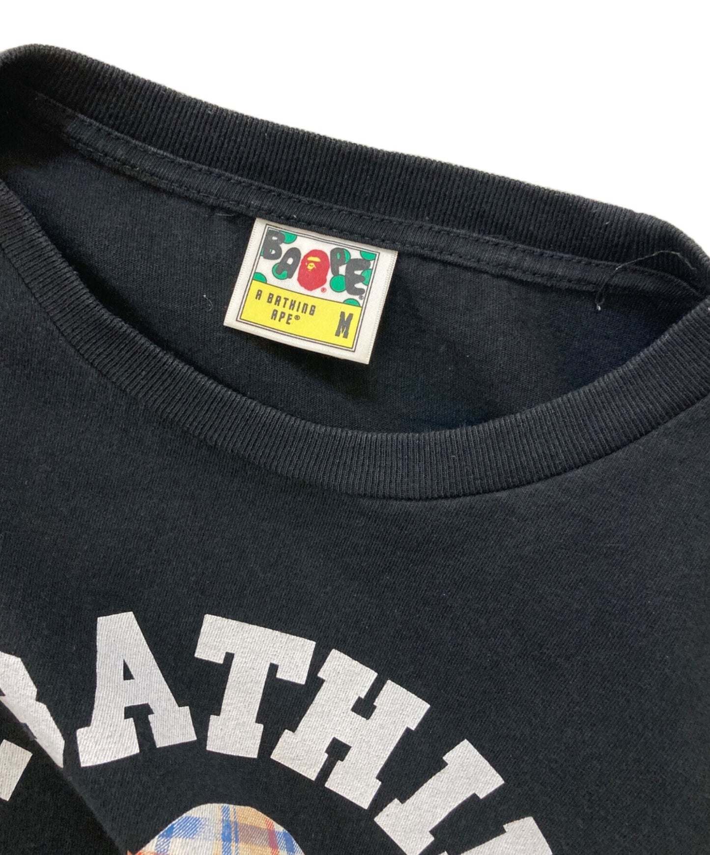 [Pre-owned] A BATHING APE Ape Check T-shirt 001TEK301037M
