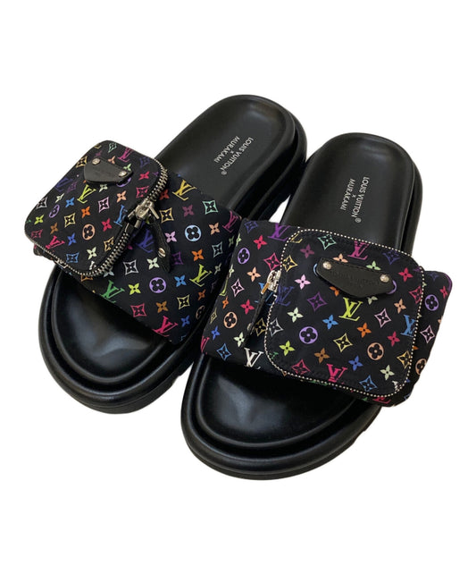 [Pre-owned] LOUIS VUITTON Pool Pillow Flat Comfort Mule "Multicolor" Pool Pillow Flat Comfort Mule Multicolor