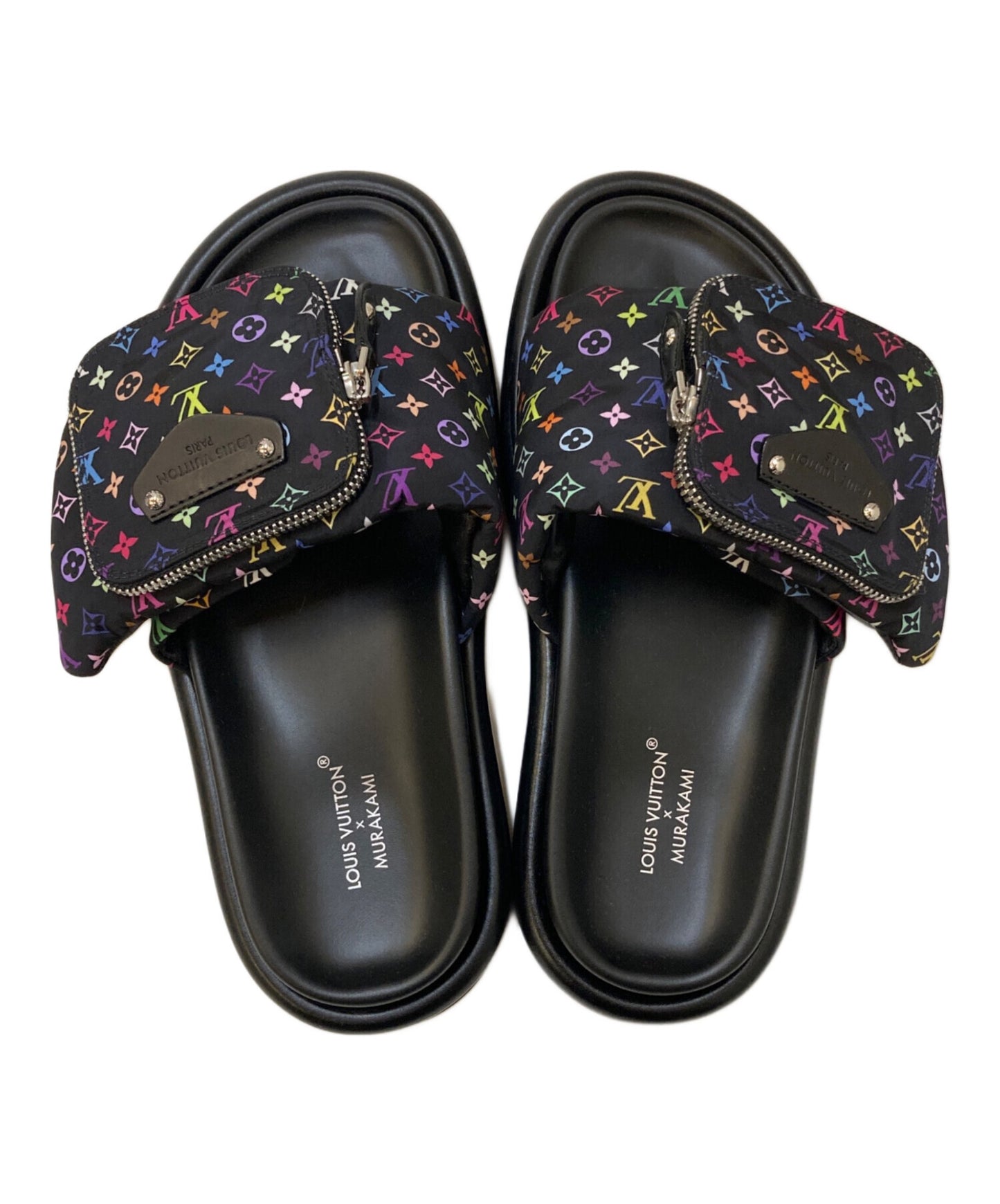 [Pre-owned] LOUIS VUITTON Pool Pillow Flat Comfort Mule "Multicolor" Pool Pillow Flat Comfort Mule Multicolor