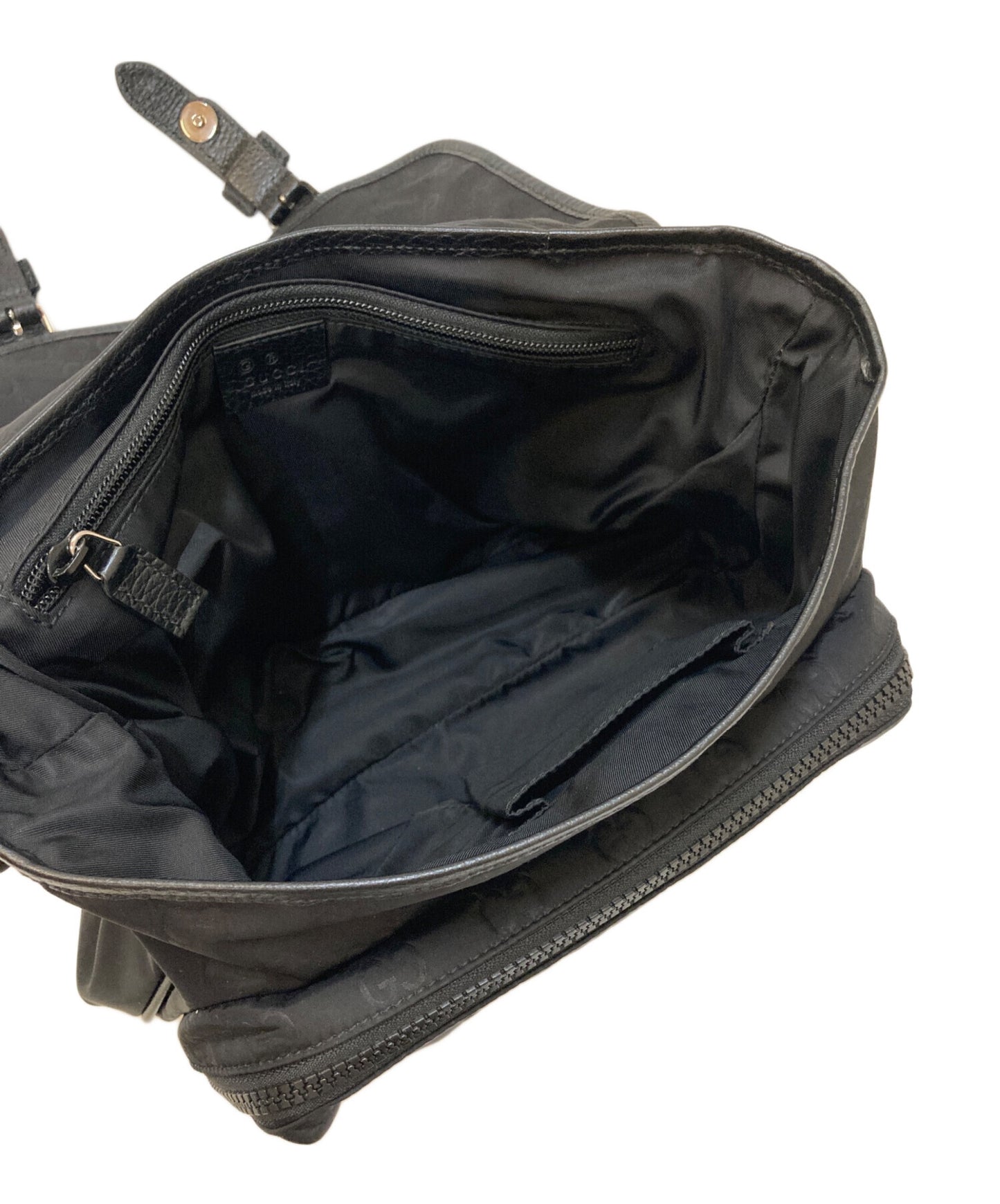[Pre-owned] GUCCI Shoulder bag in GG pattern Guccissima leather piping 510335
