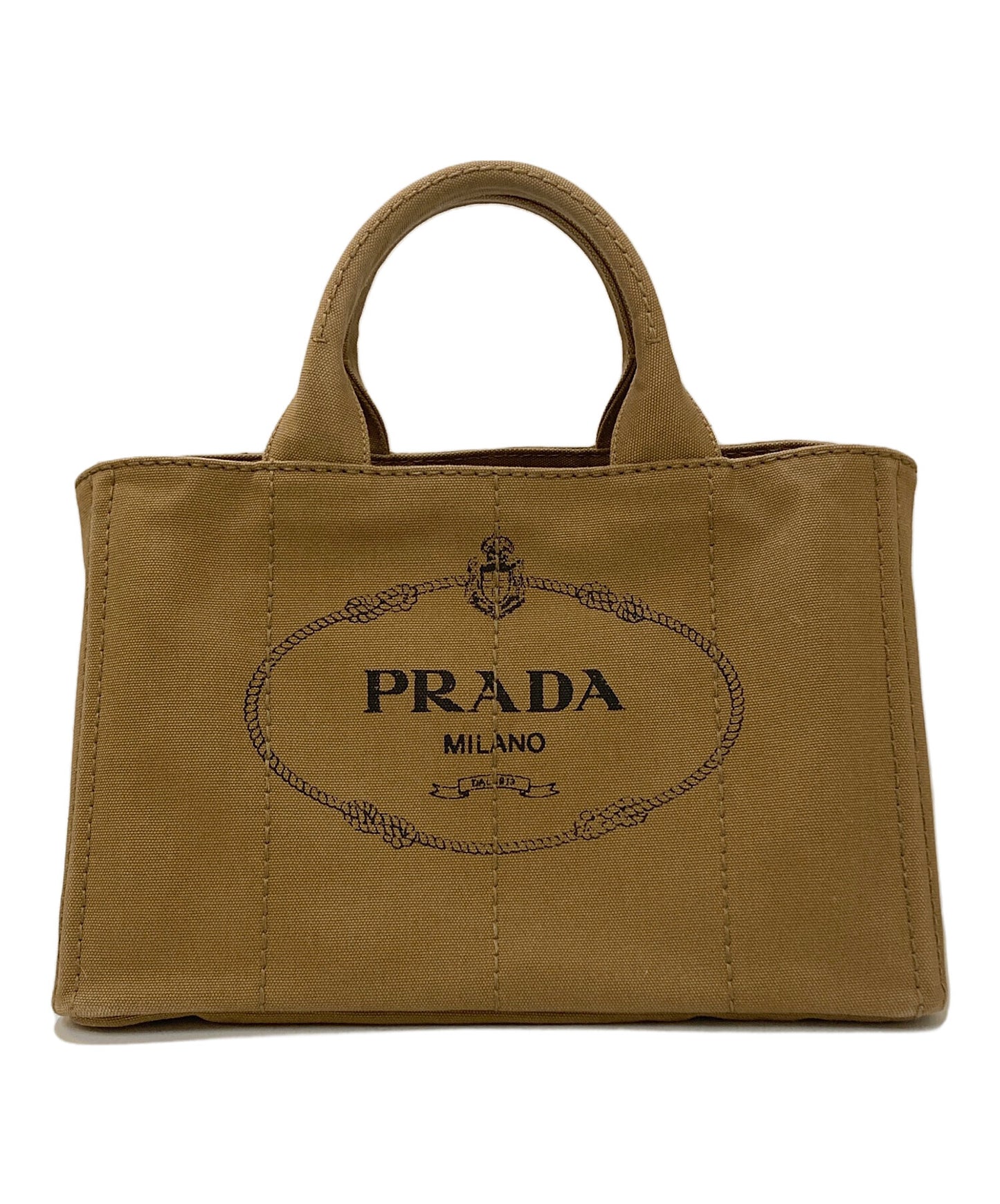 [Pre-owned] PRADA Kanapa M 2WAY Canvas Shoulder Bag 1BG642