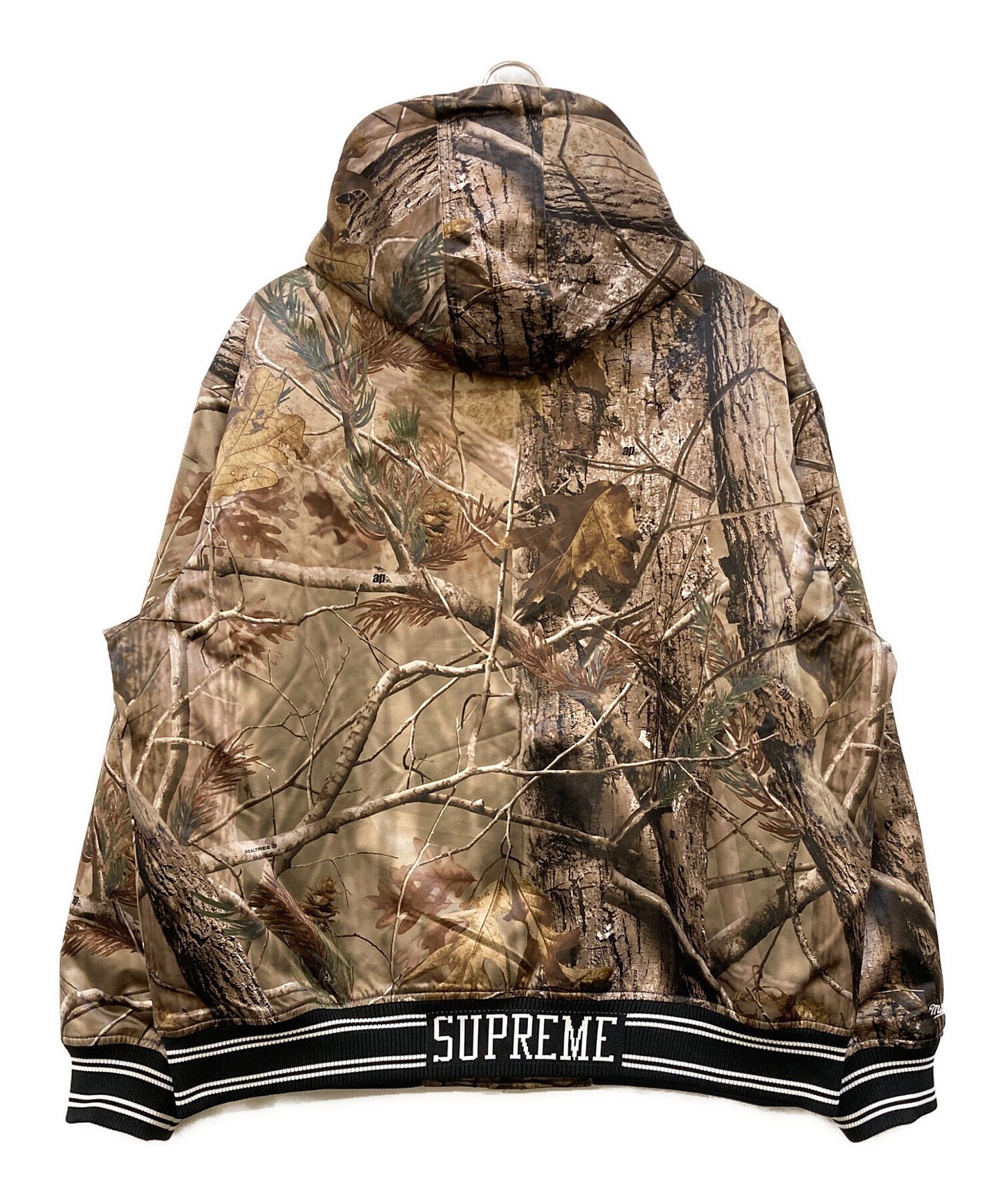 [Pre-owned] SUPREME Satin Varsity Jacket Satin Varsity Jacket Stadium jacket