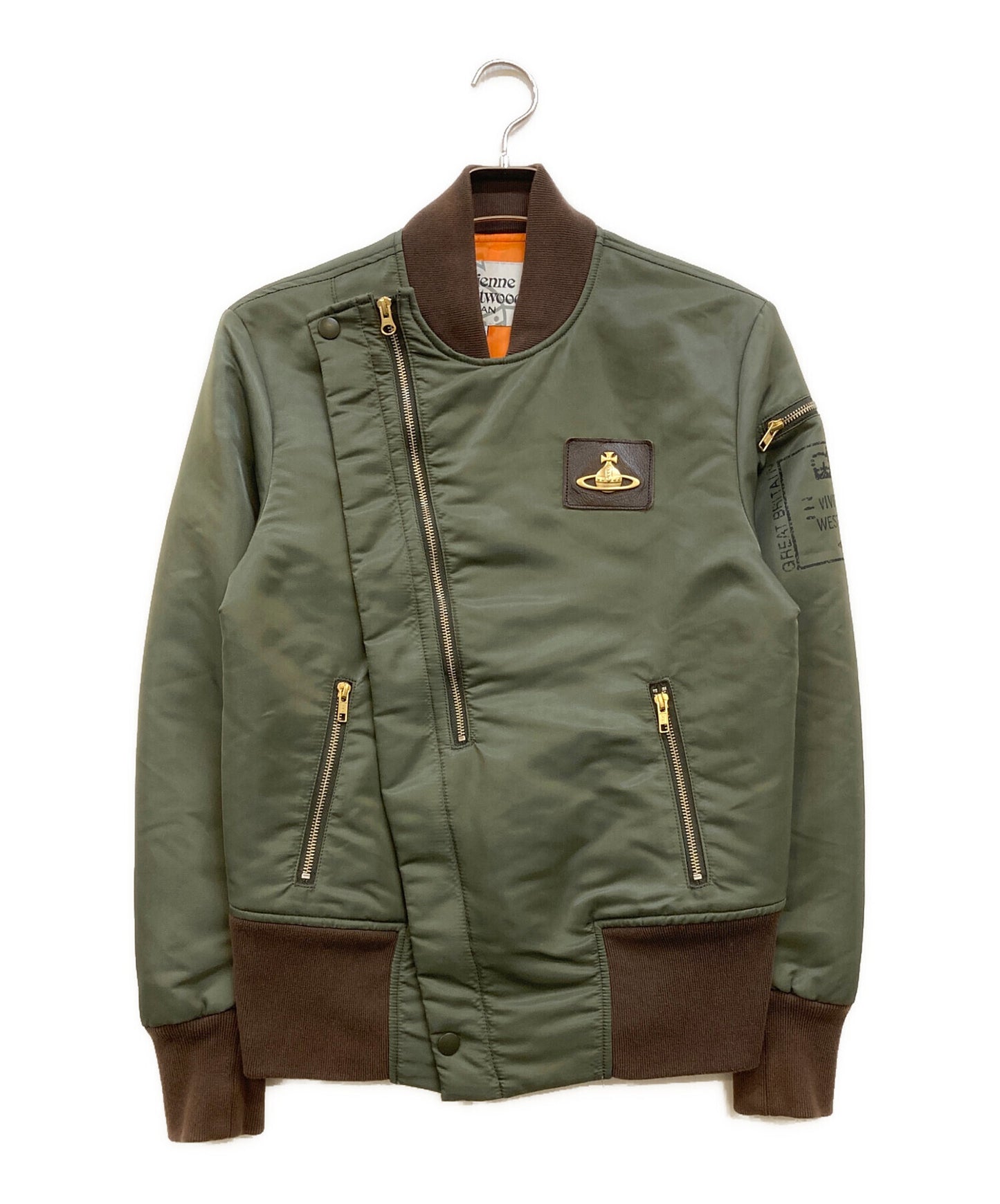 [Pre-owned] Vivienne Westwood man MA-1 RIDERS JACKET Quilted Rider Jacket 269064