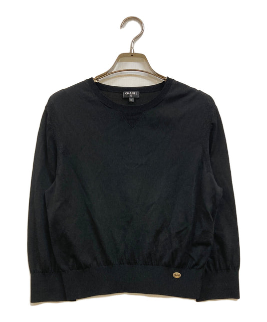 [Pre-owned] CHANEL Coco Button Knit P64759K60717
