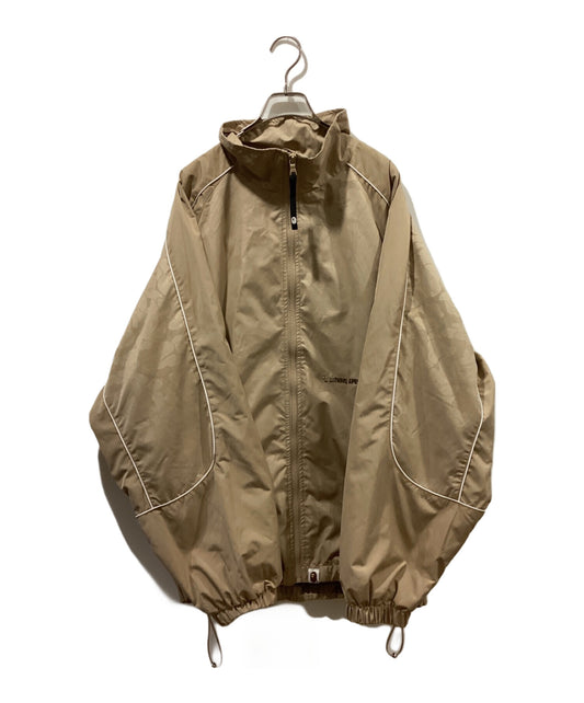 [Pre-owned] A BATHING APE TONAL SOLID CAMO METAL LOGO PIN TRACK JACKET 001ljj8010631