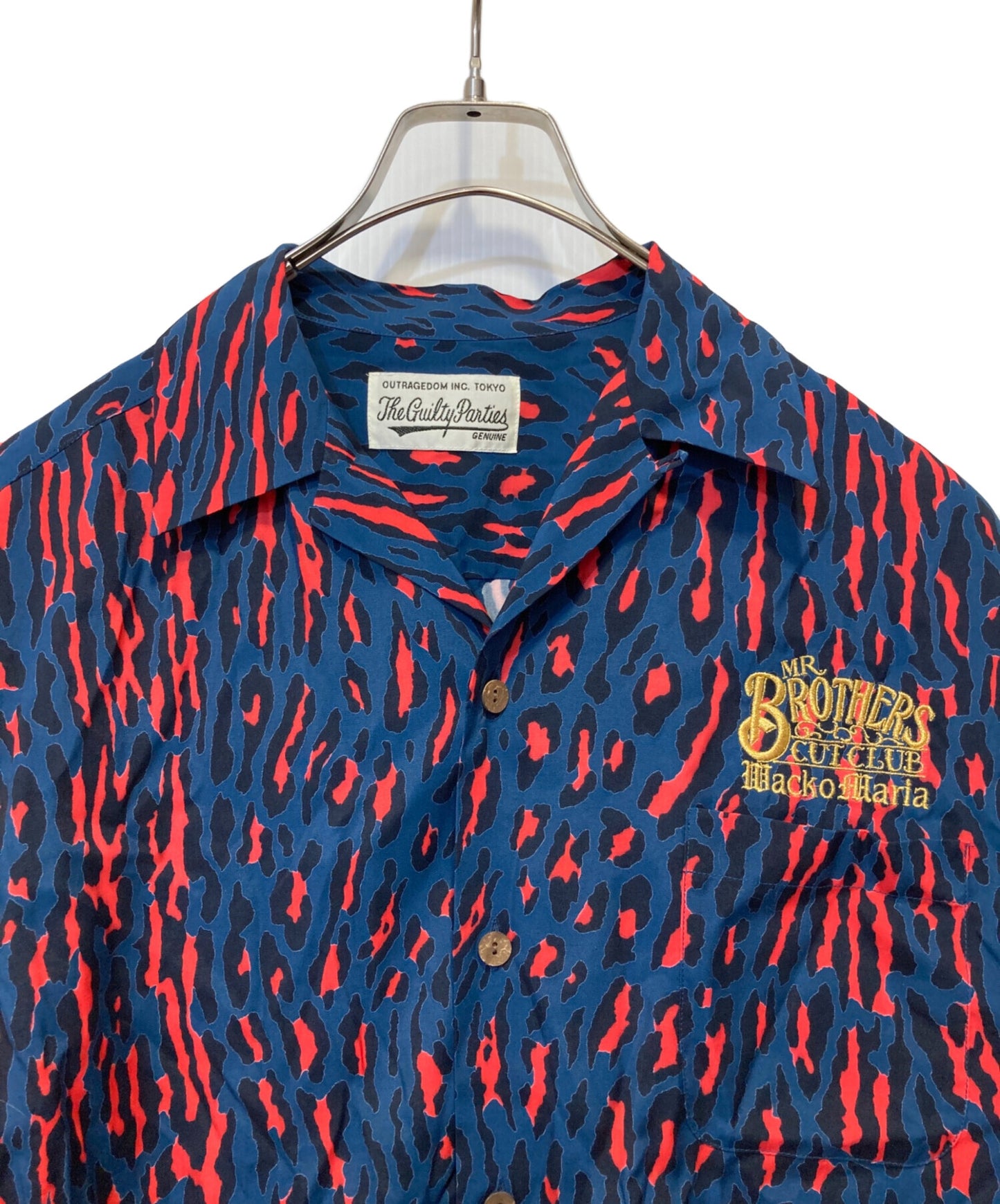 [Pre-owned] WACKO MARIA leopard open-collar shirt