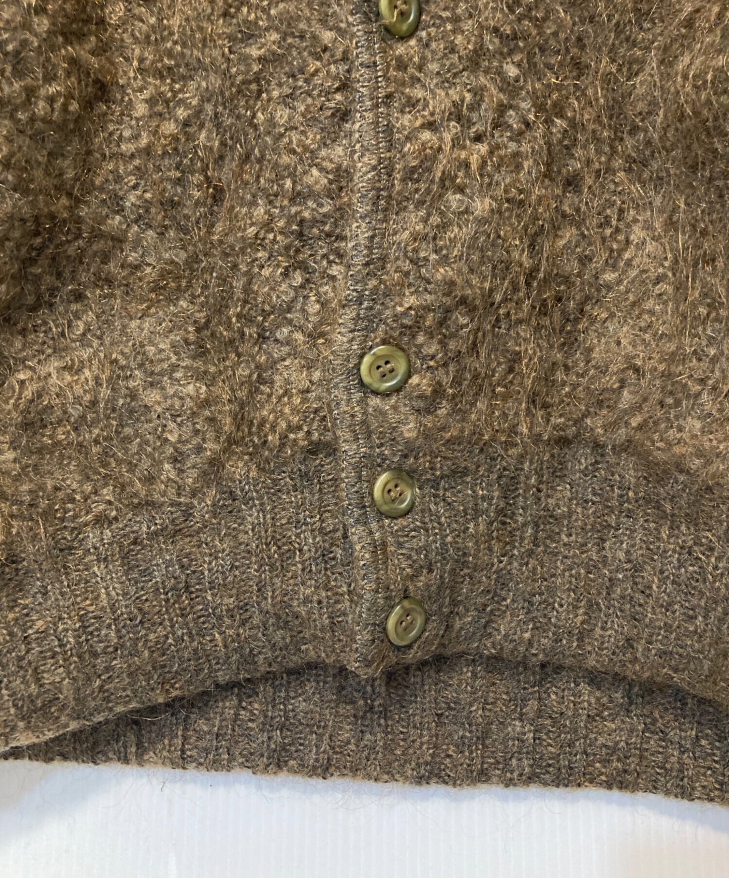 [Pre-owned] ISSEY MIYAKE mohair blend cardigan