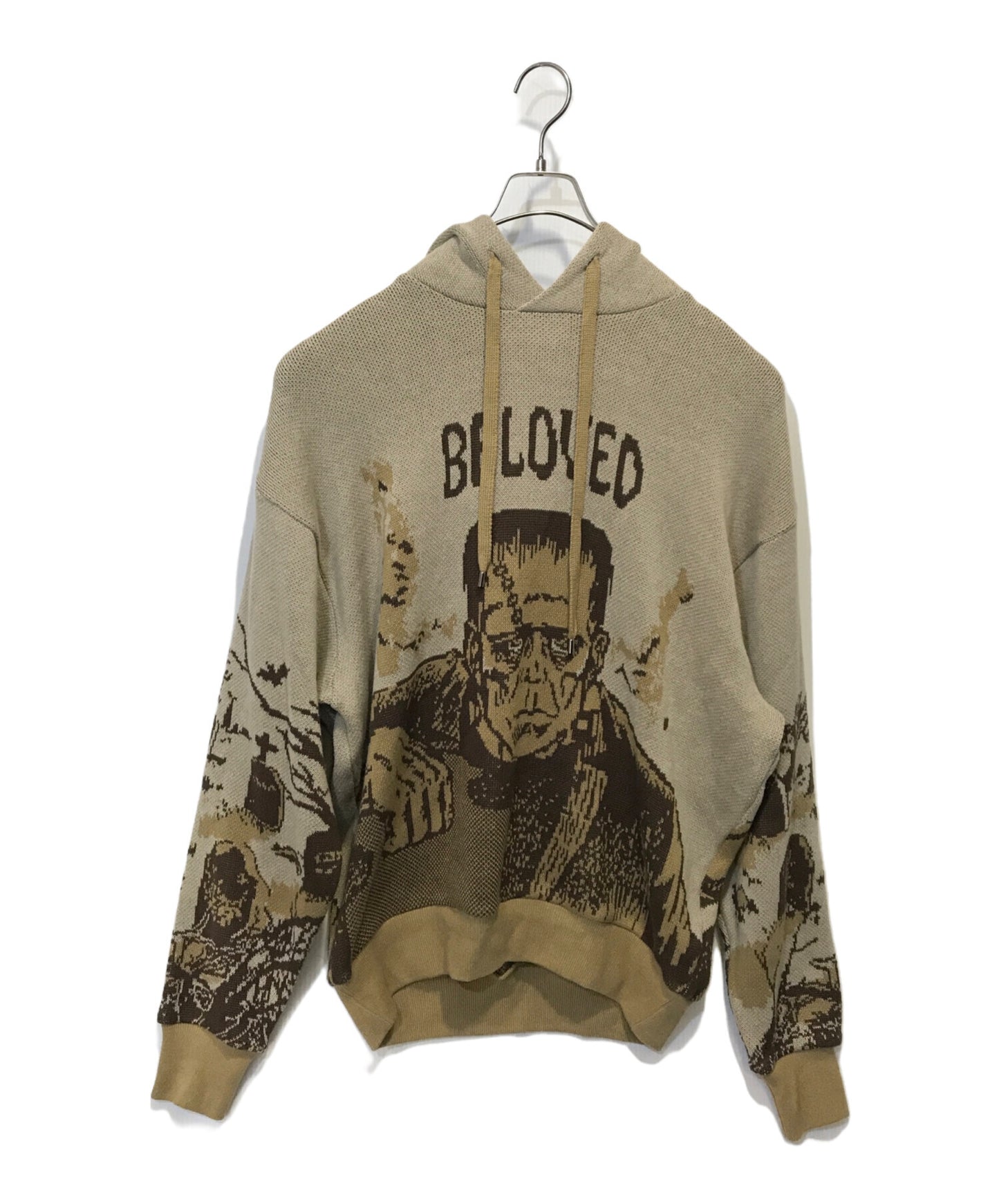 [Pre-owned] KAPITAL 8G Jacquard Knit Vintage Knit Hoodie K2409KN804