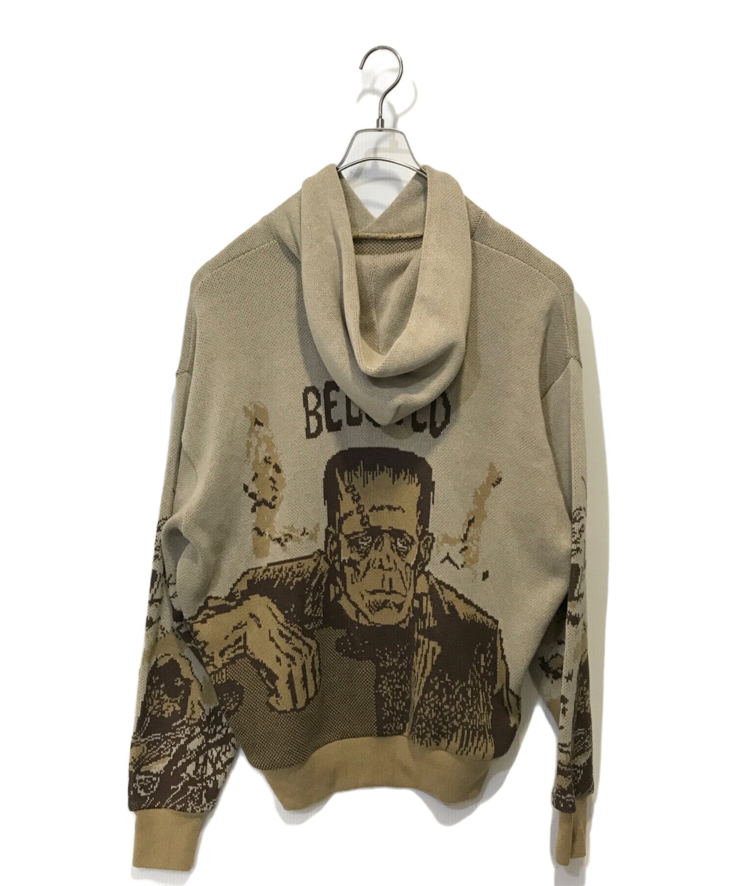 [Pre-owned] KAPITAL 8G Jacquard Knit Vintage Knit Hoodie K2409KN804