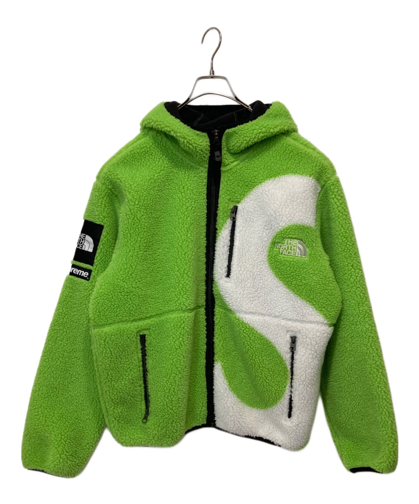 [Pre-owned] SUPREME Logo Hoodie Fleece Jacket NT62004I