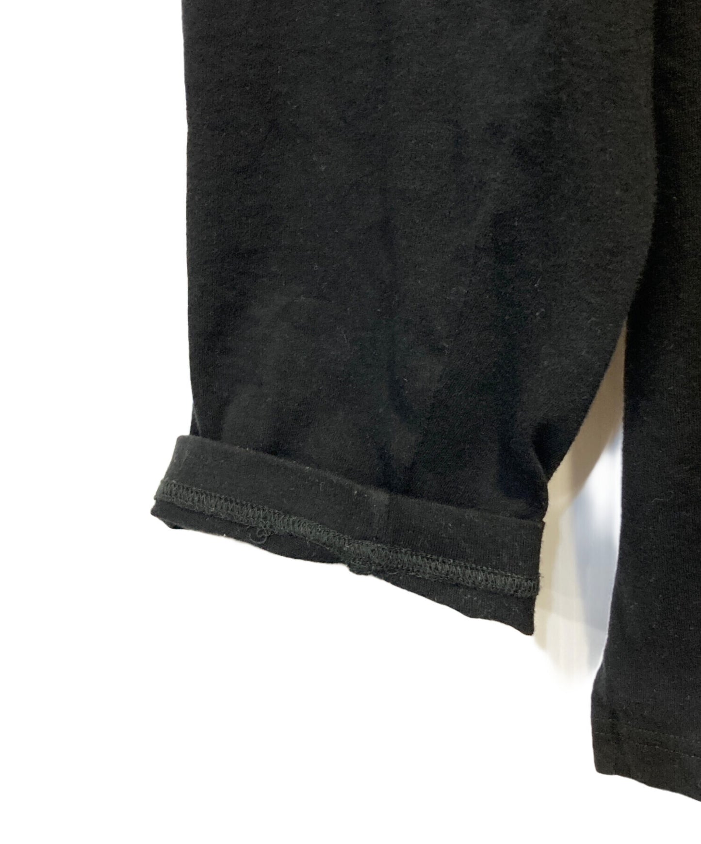 [Pre-owned] WILD SIDE YOHJI YAMAMOTO Cotton Jersey Collared Pocket Long Sleeve T-shirt WE-T11-002