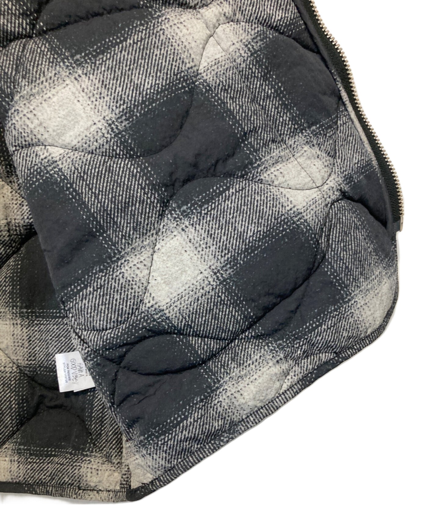 [Pre-owned] stussy PLAID NYLON LINER VEST