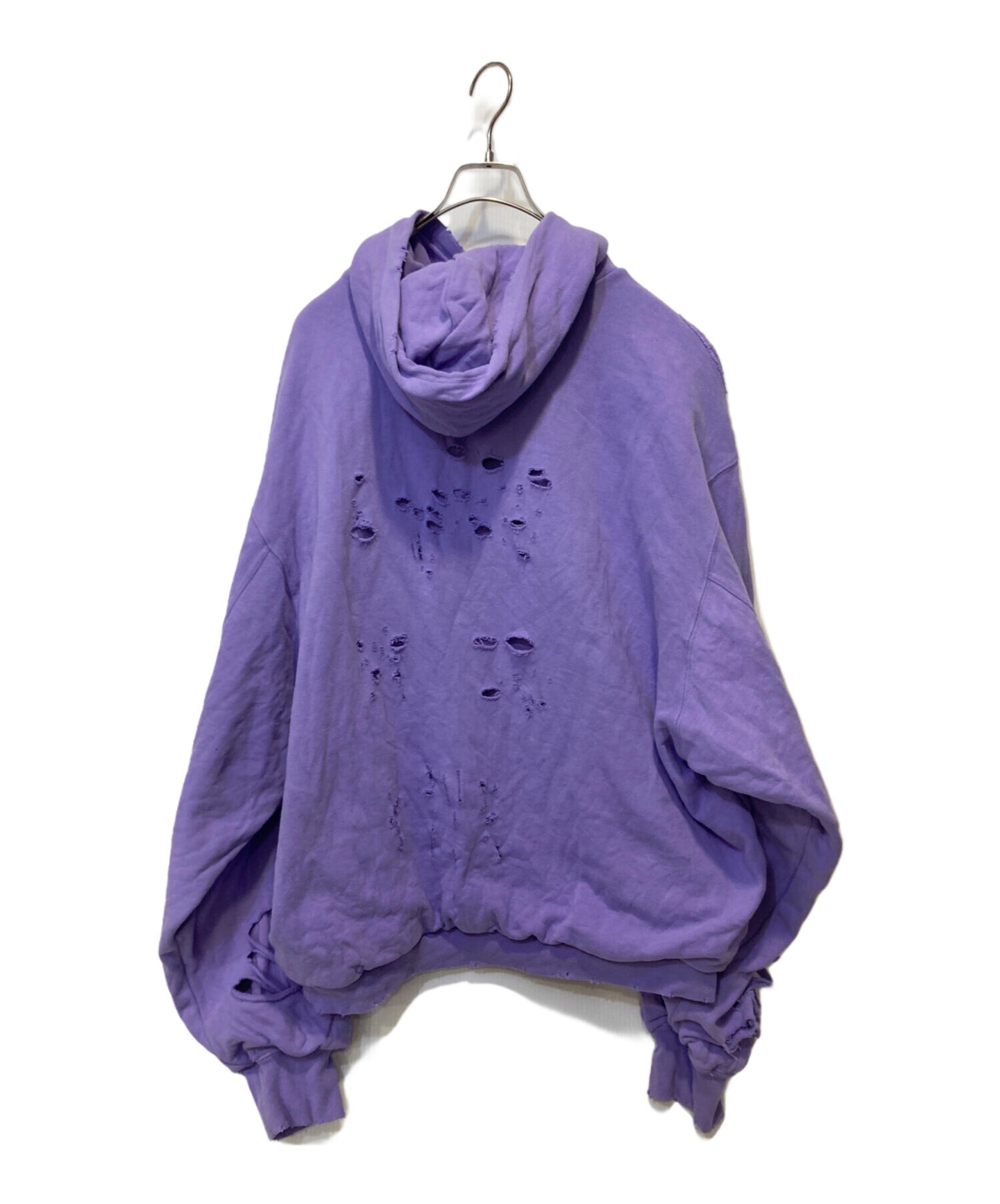 [Pre-owned] BALENCIAGA Caps Destroyed Hoodi 659403 TKVB6