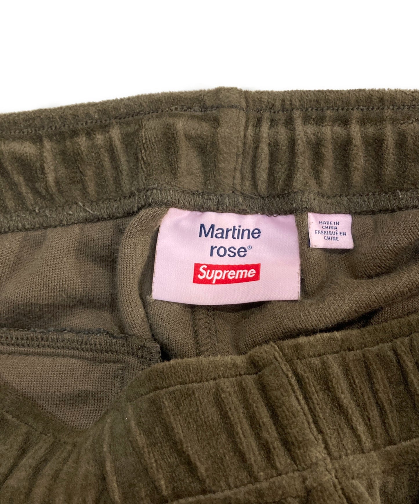 [Pre-owned] SUPREME Velour Track Pant