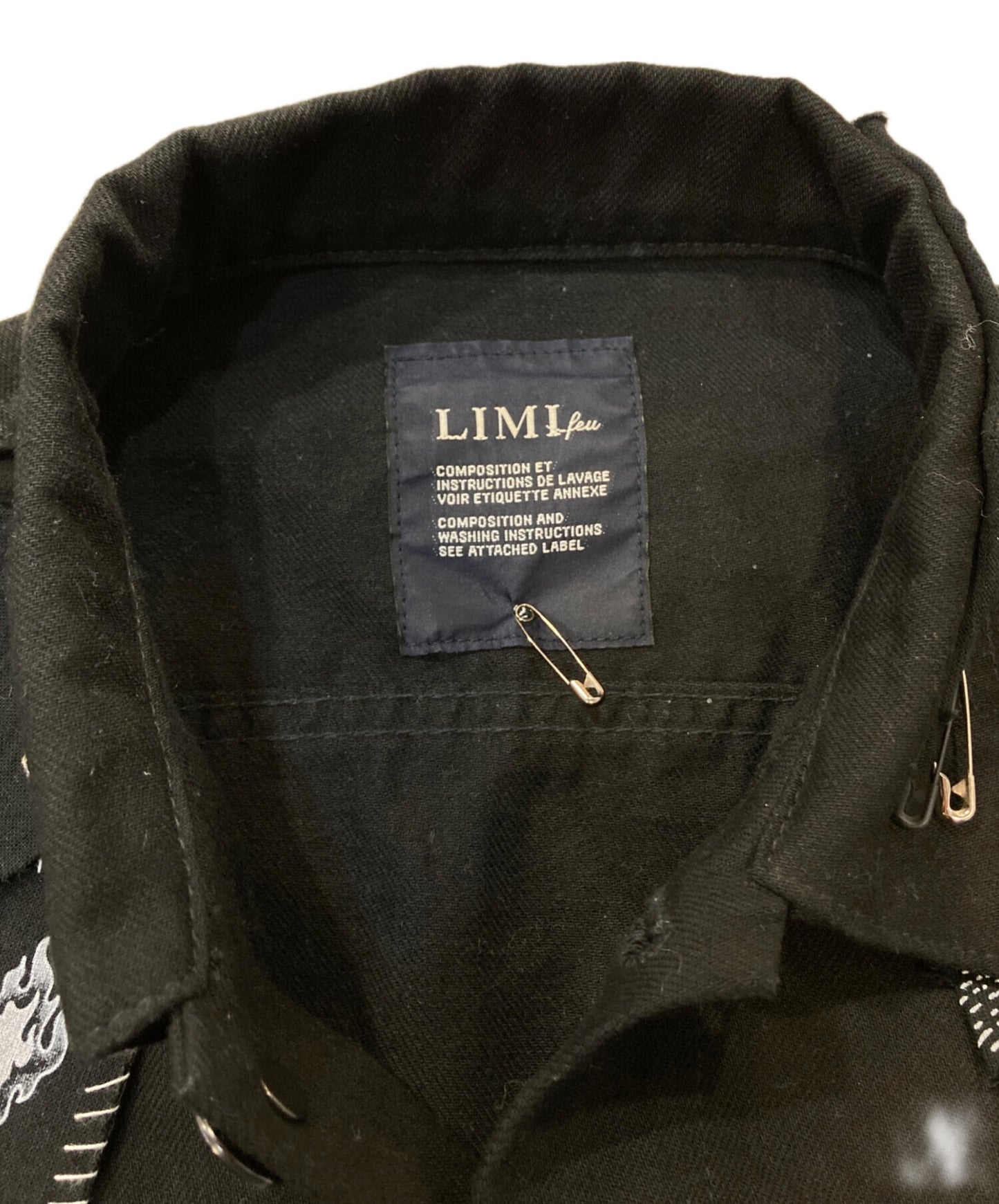 [Pre-owned] LIMI feu TATOO Jacket with badge LE-J09-007