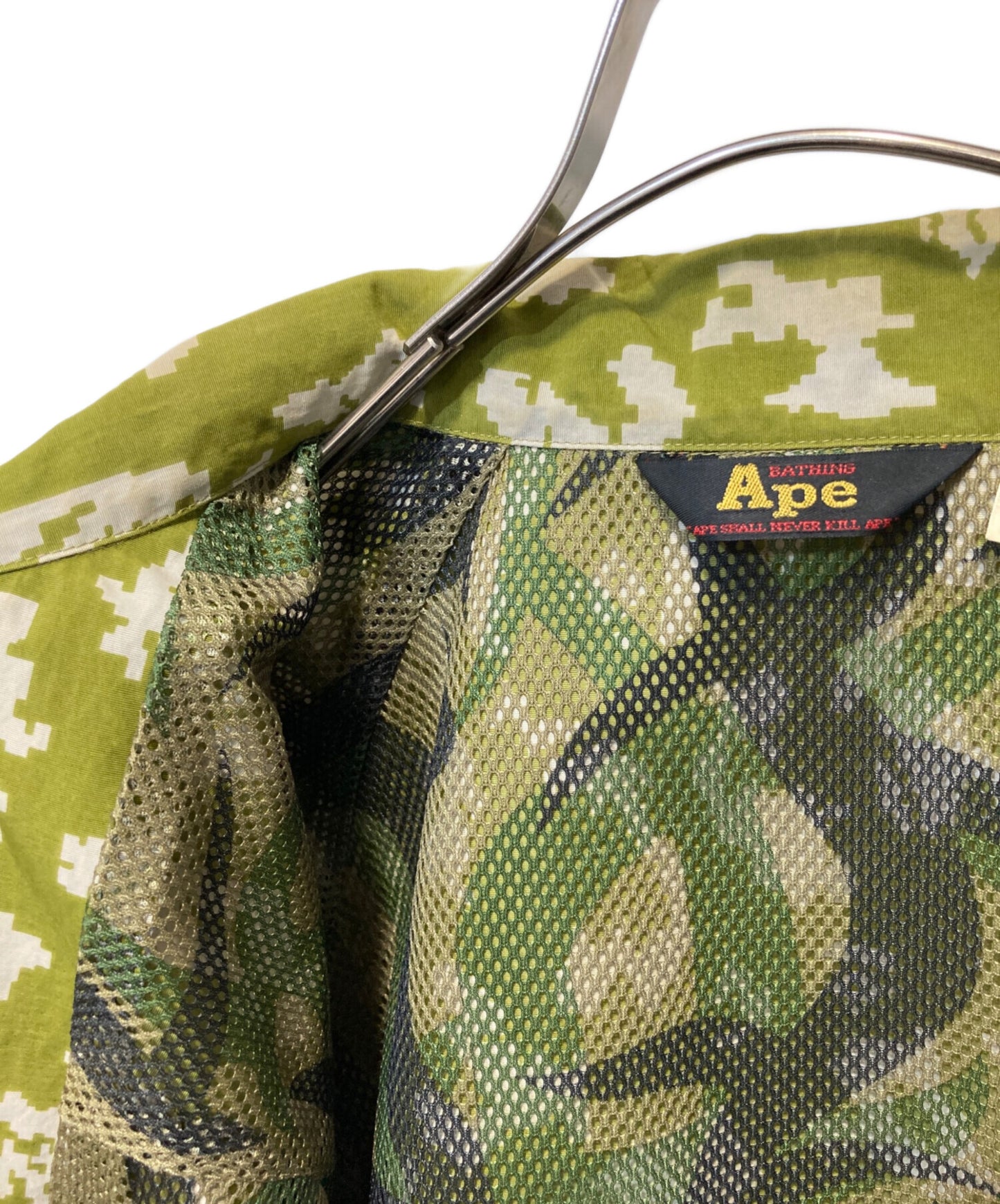 [Pre-owned] A BATHING APE Detachable Digicamo Rain Jacket G006283605