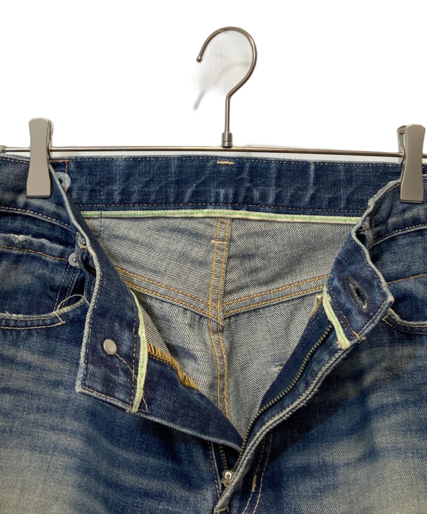 [Pre-owned] VISVIM Damaged denim pants