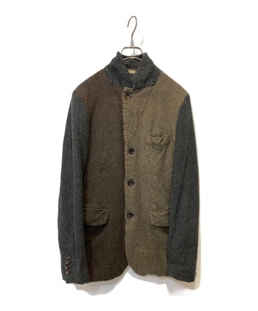 [Pre-owned] COMME des GARCONS HOMME DEUX Block Collar Wool Jacket DP-J026