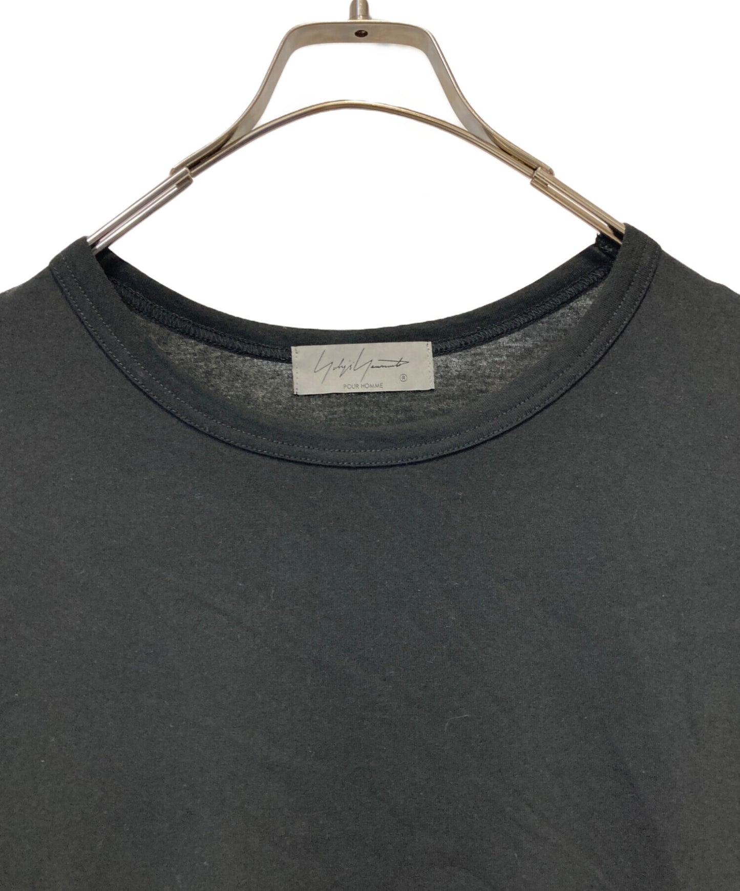 [Pre-owned] Yohji Yamamoto pour homme Contrast sleeve t-shirt HJ-T73-081