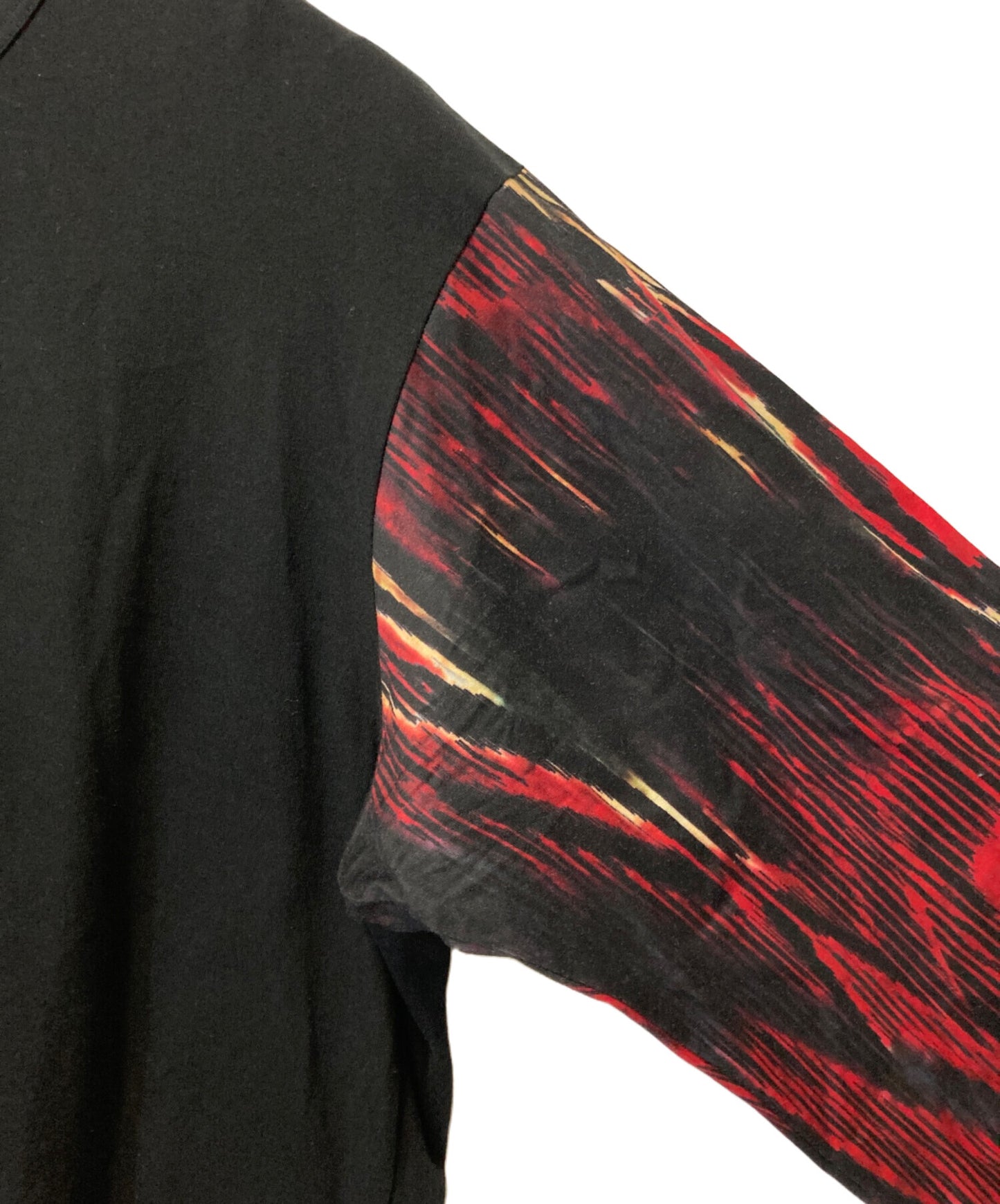 [Pre-owned] Yohji Yamamoto pour homme Contrast sleeve t-shirt HJ-T73-081