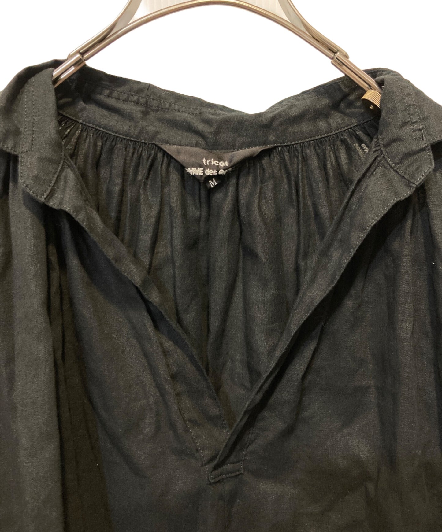 [Pre-owned] tricot COMME des GARCONS linen blend blouse TG-O026