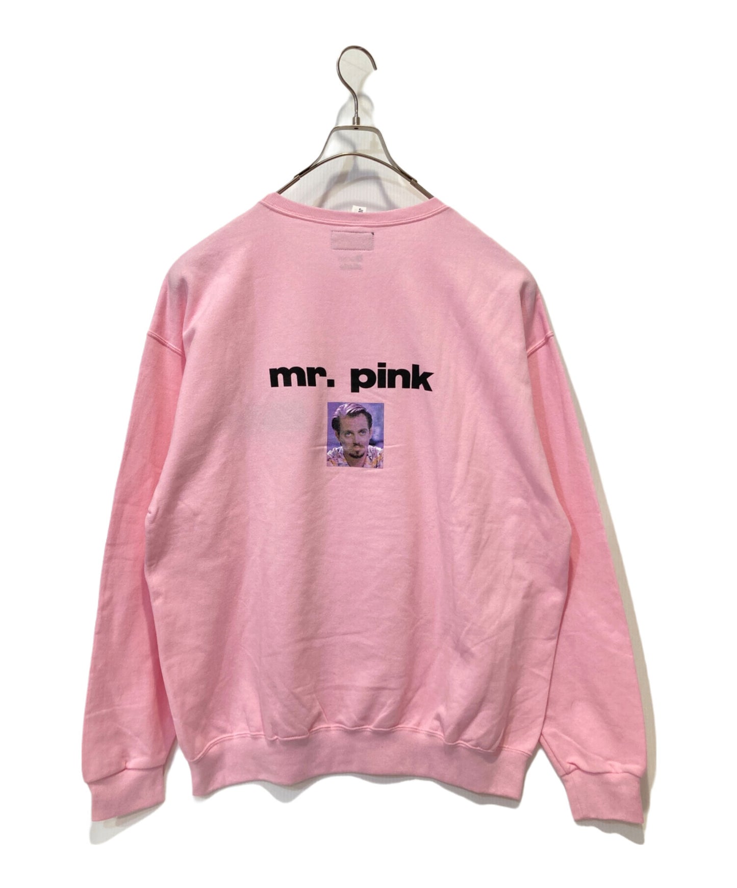 [Pre-owned] WACKO MARIA CREW NECK SWEAT SHIRT (MR.PINK)