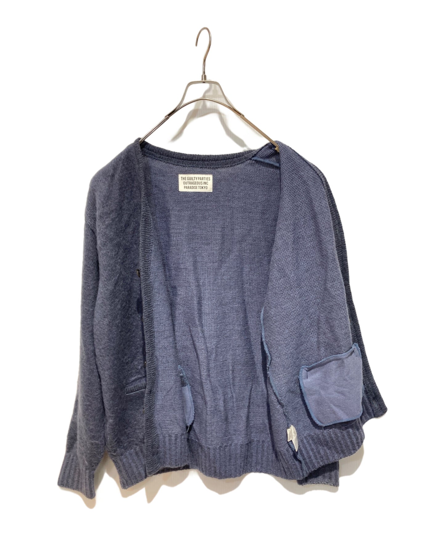 [Pre-owned] WACKO MARIA mohair blend cardigan