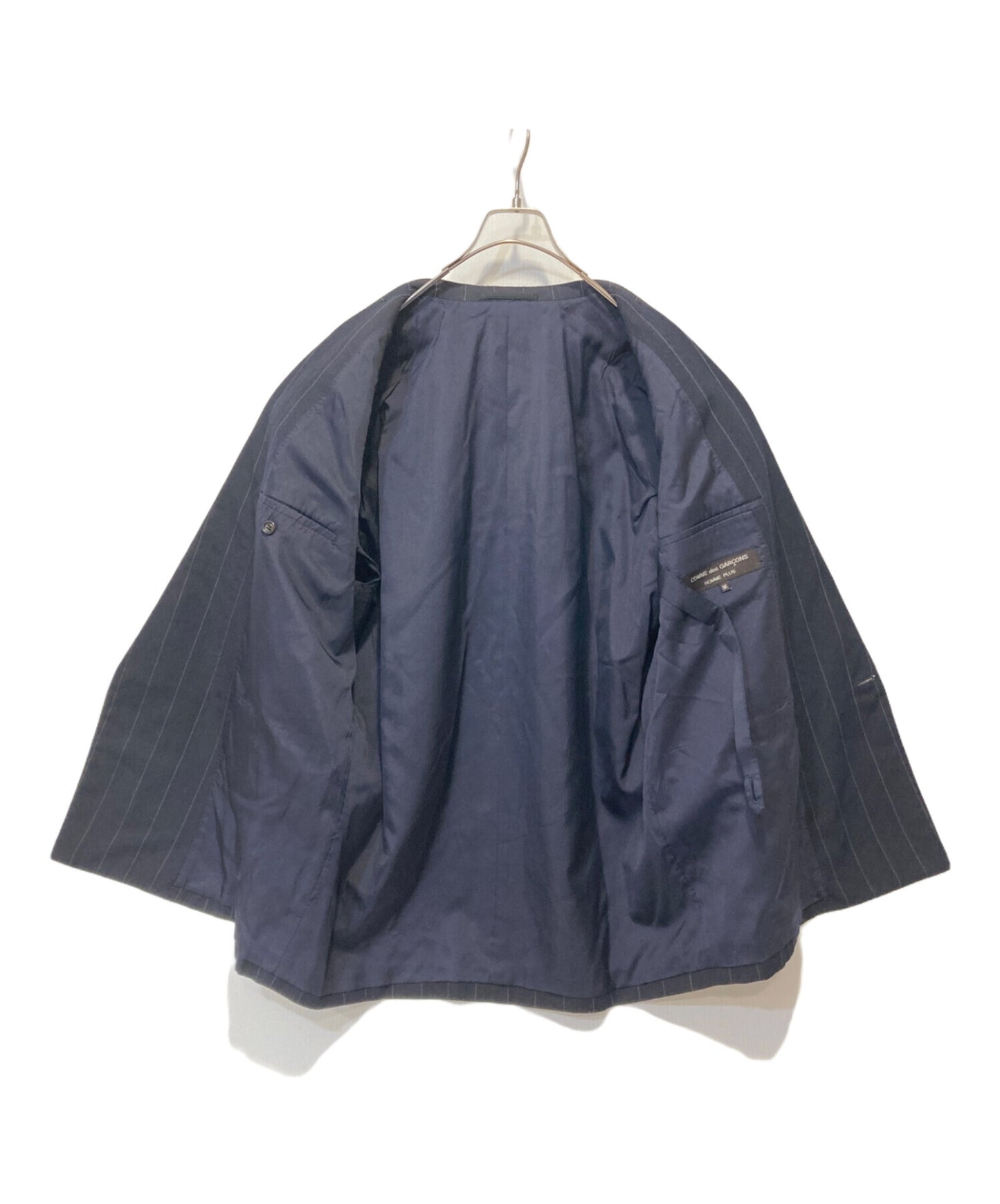 [Pre-owned] COMME des GARCONS HOMME PLUS Striped Double-Breasted Jacket PS-05003M