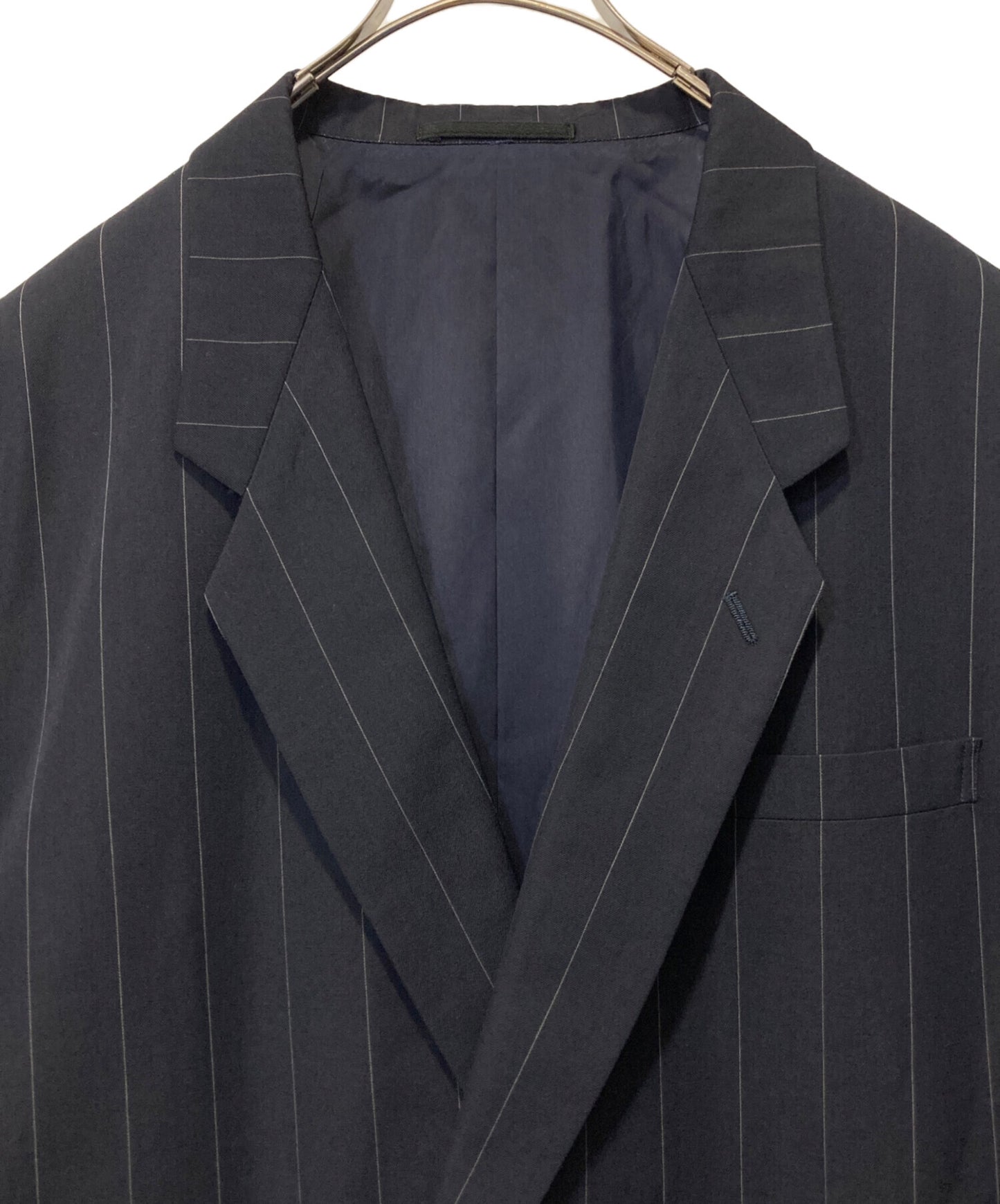 [Pre-owned] COMME des GARCONS HOMME PLUS Striped Double-Breasted Jacket PS-05003M