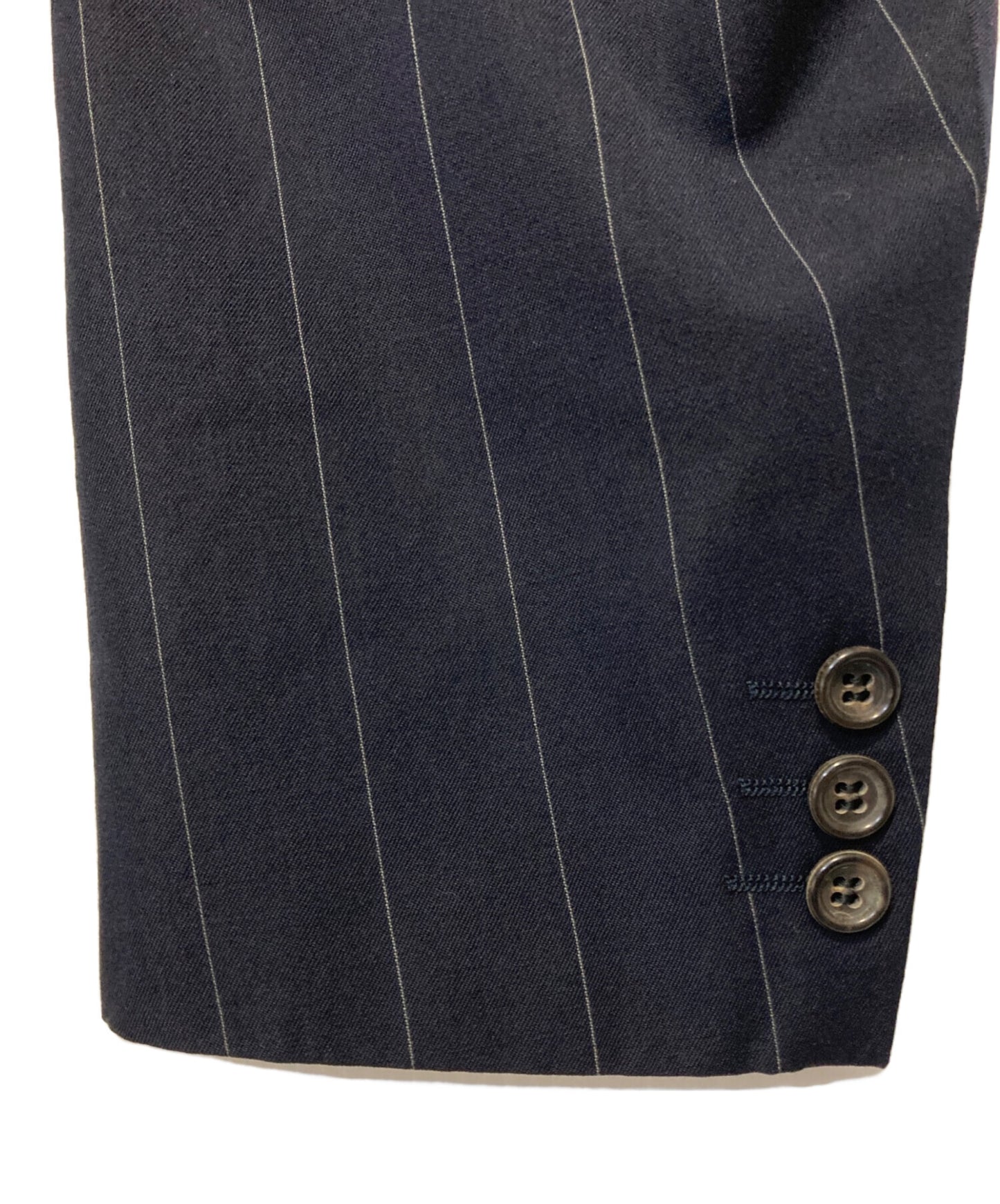 [Pre-owned] COMME des GARCONS HOMME PLUS Striped Double-Breasted Jacket PS-05003M