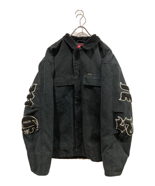 [Pre-owned] SUPREME Old English Canvas Work Jacket