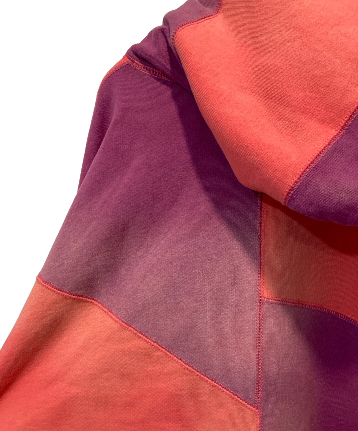 [Pre-owned] SUPREME patchwork hooded sweatshirt