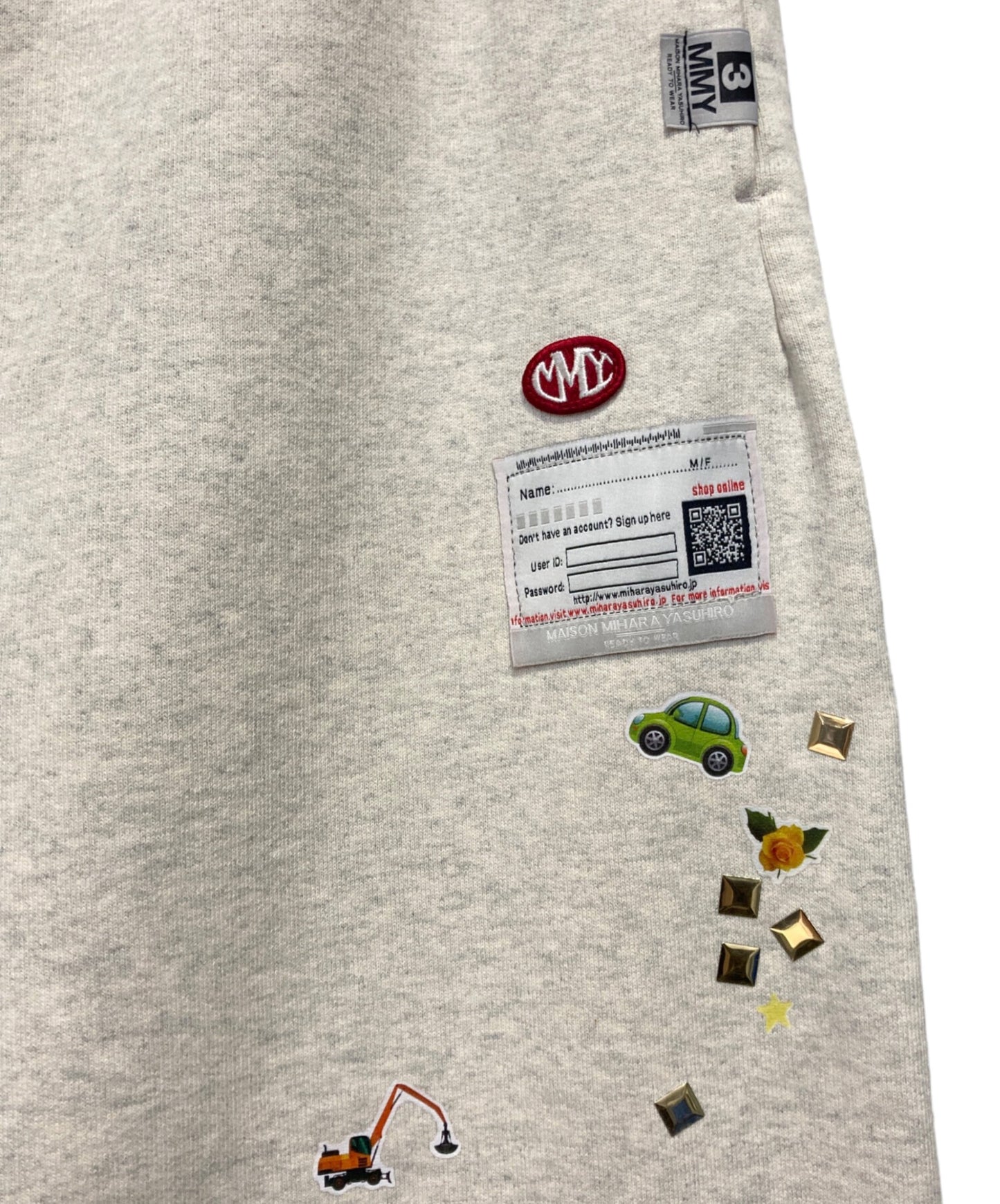 [Pre-owned] MIHARA YASUHIRO 25SS STICKER PANTS a14pt552