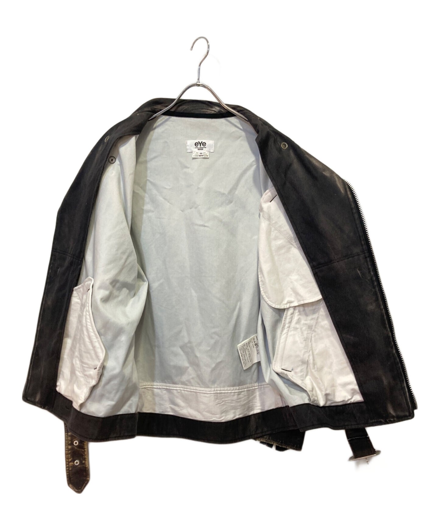 [Pre-owned] eYe COMME des GARCONS JUNYAWATANABE MAN Cotton Back Satin Printed Jacket WI-J908