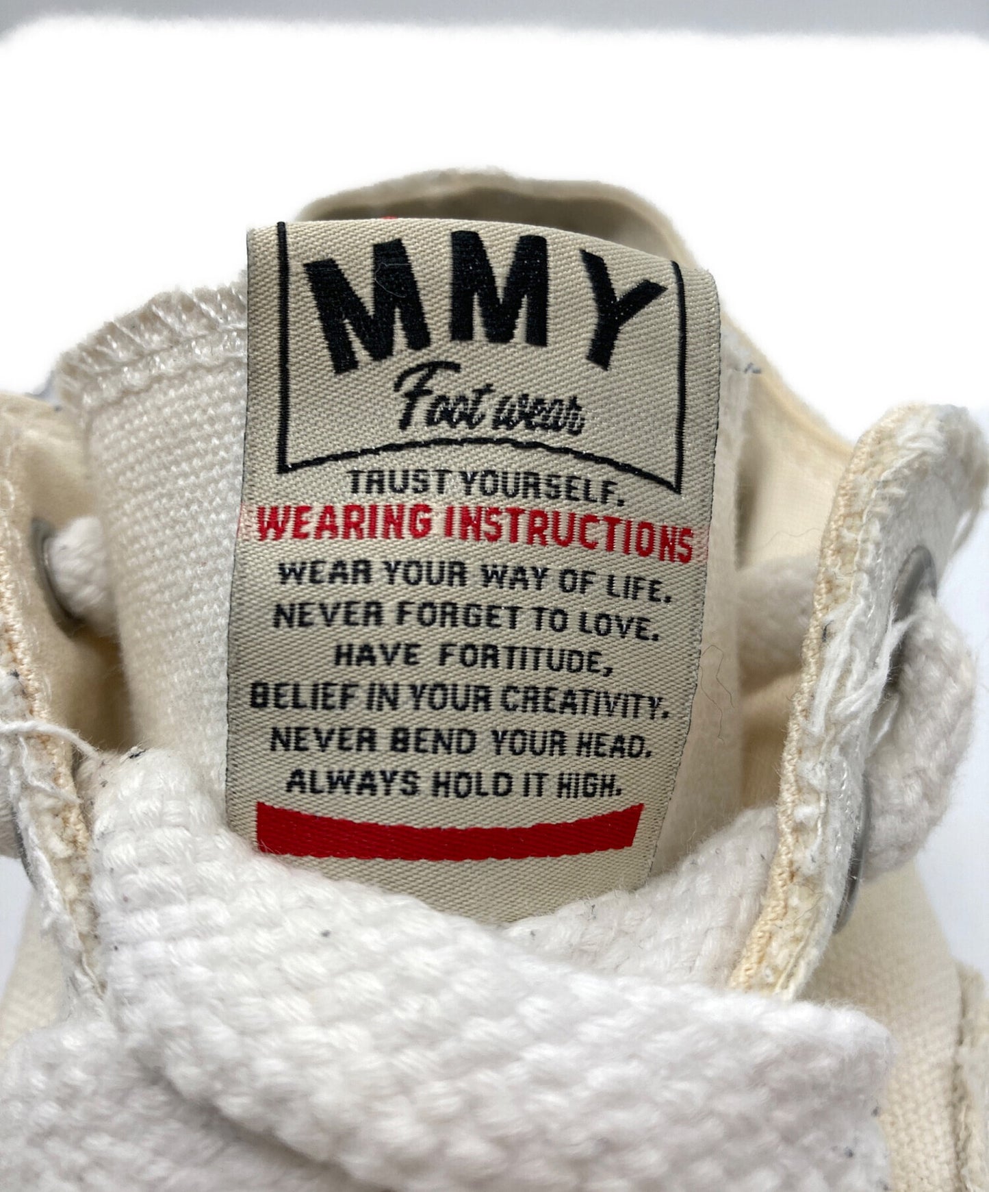 [Pre-owned] MIHARA YASUHIRO PETERSON LOW/ORIGINAL SOLE CANVAS LOWCUT SNEAKER A01FW702