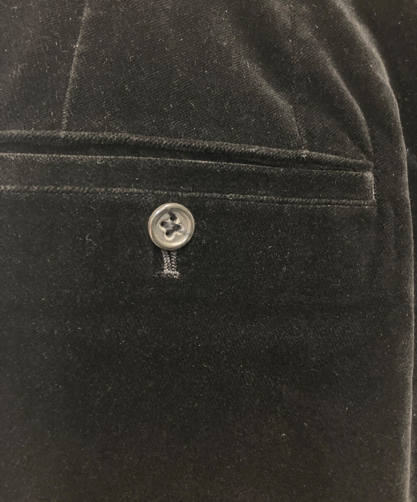 [Pre-owned] Yohji Yamamoto pour homme velour pants HU-P41-027