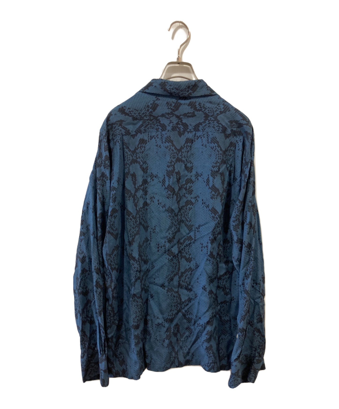 [Pre-owned] WACKO MARIA Python Pattern Open Collar Shirt