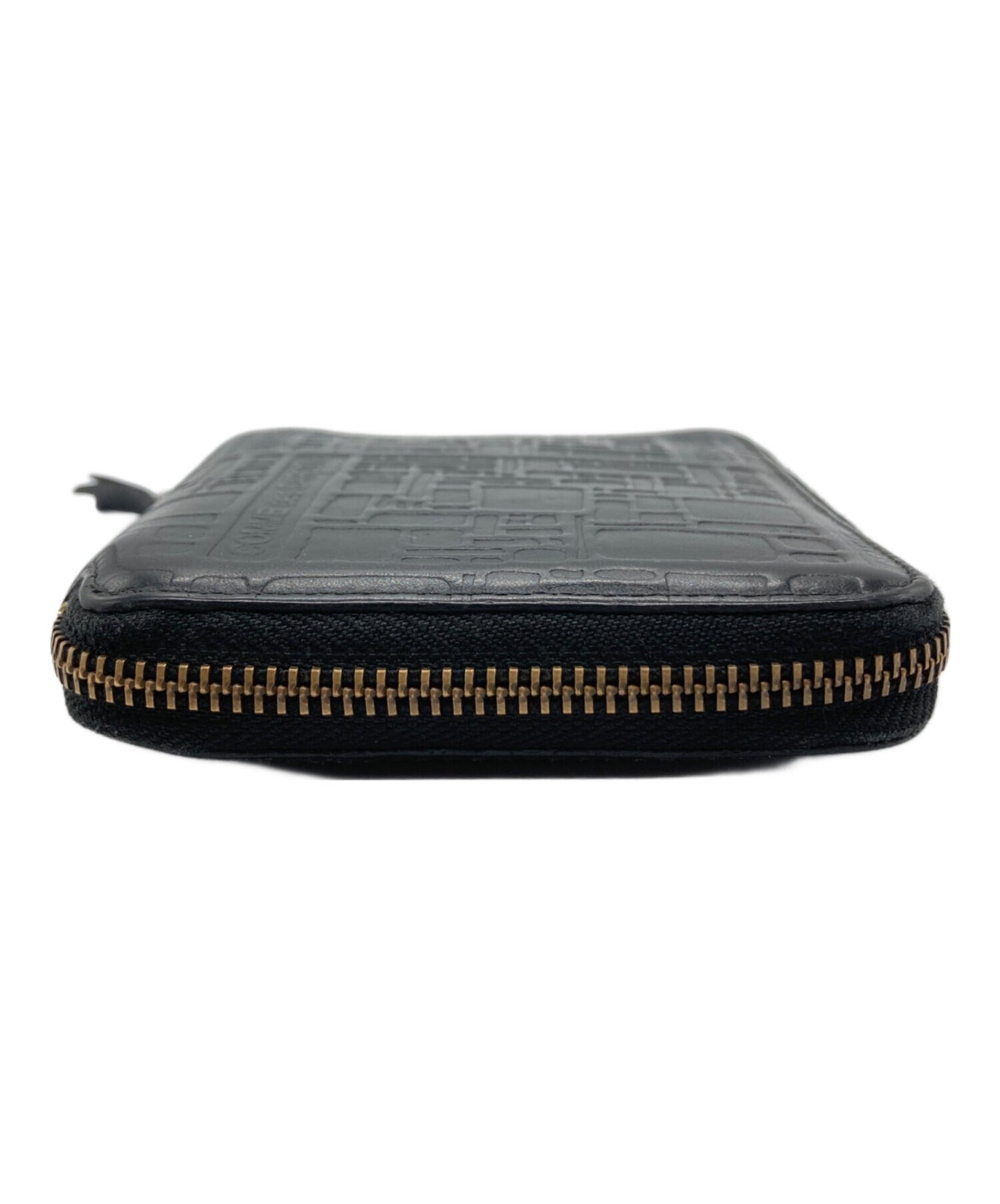 [Pre-owned] COMME des GARCONS EMMBOSSED LOGOTYPE 1 WALLET