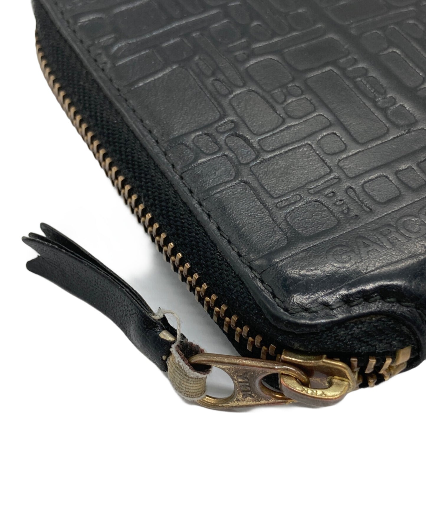 [Pre-owned] COMME des GARCONS EMMBOSSED LOGOTYPE 1 WALLET