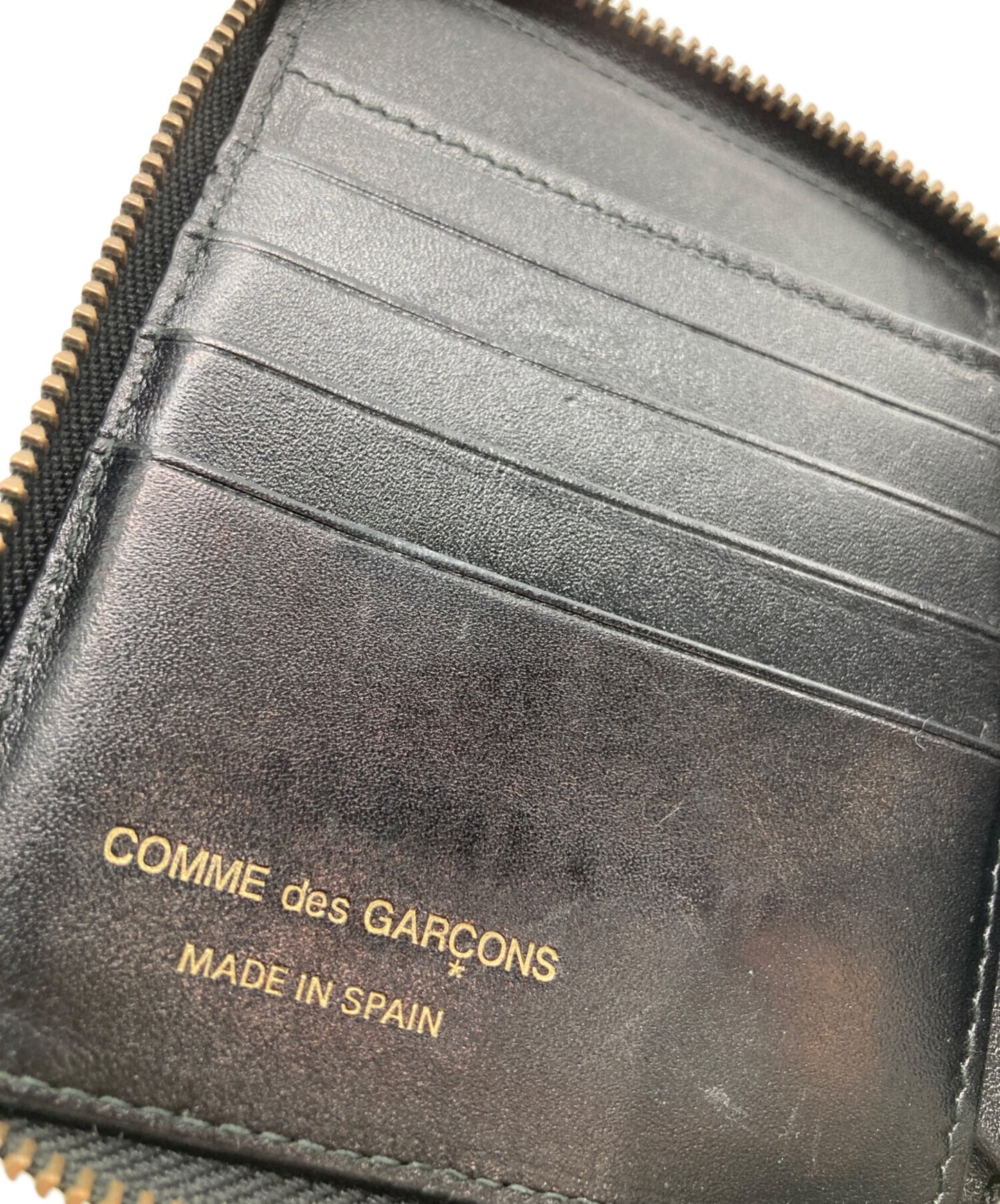 [Pre-owned] COMME des GARCONS EMMBOSSED LOGOTYPE 1 WALLET
